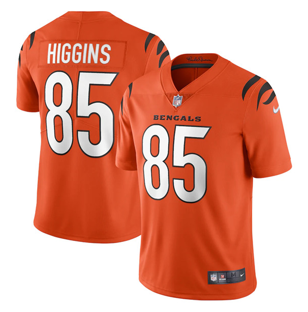 Youth Cincinnati Bengals #85 Tee Higgins New Orange NFL Vapor Untouchable Limited Stitched Jersey